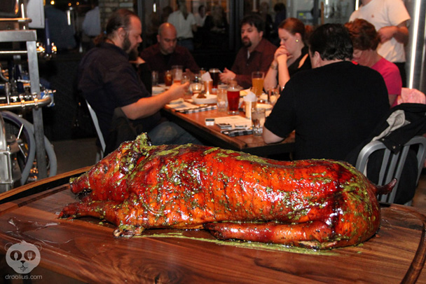 Cask and Larder Whole Cookery Feast Smoked Suckling Pig