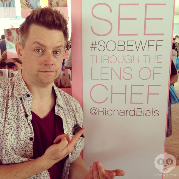 Chef Richard Blais evian water evianeats SOBEWFF 2013