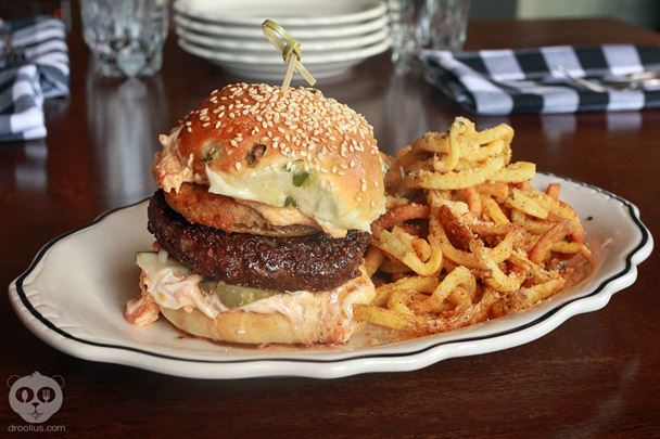 Burgers on the Late Night Menu at Cask & Larder