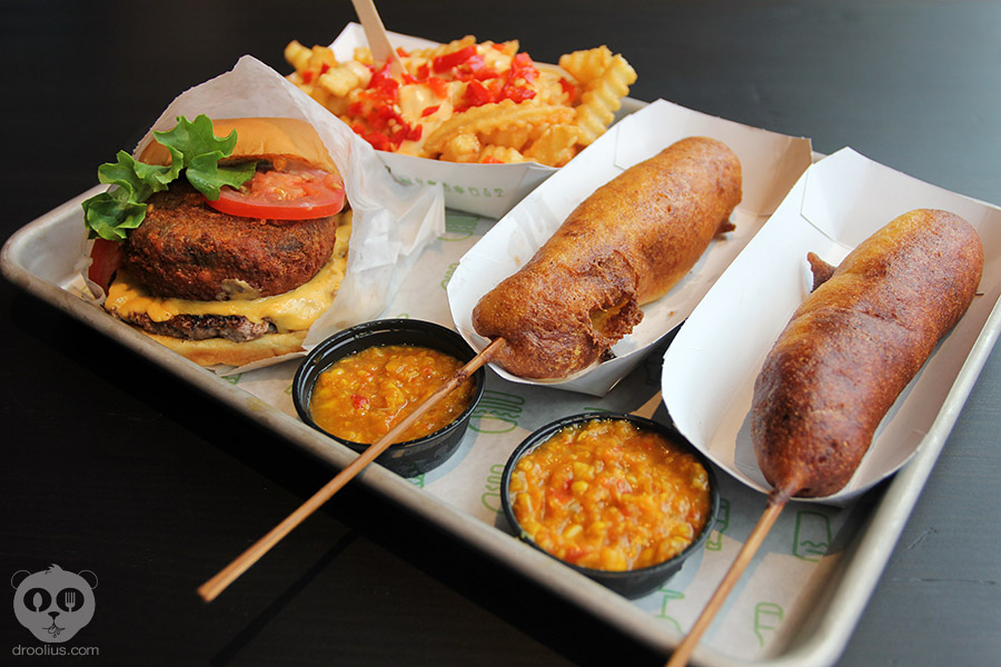 Kicking Off My Labor Day Weekend With The Shack Corn Dog At Shake Shack! 