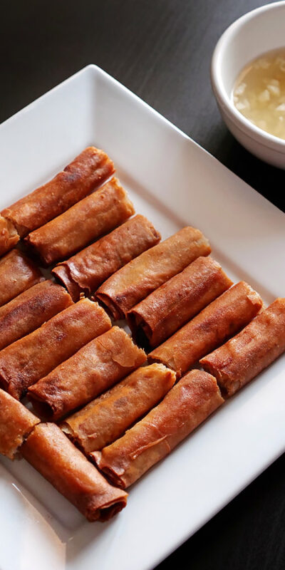Filipino Lumpia Shanghai eggrolls