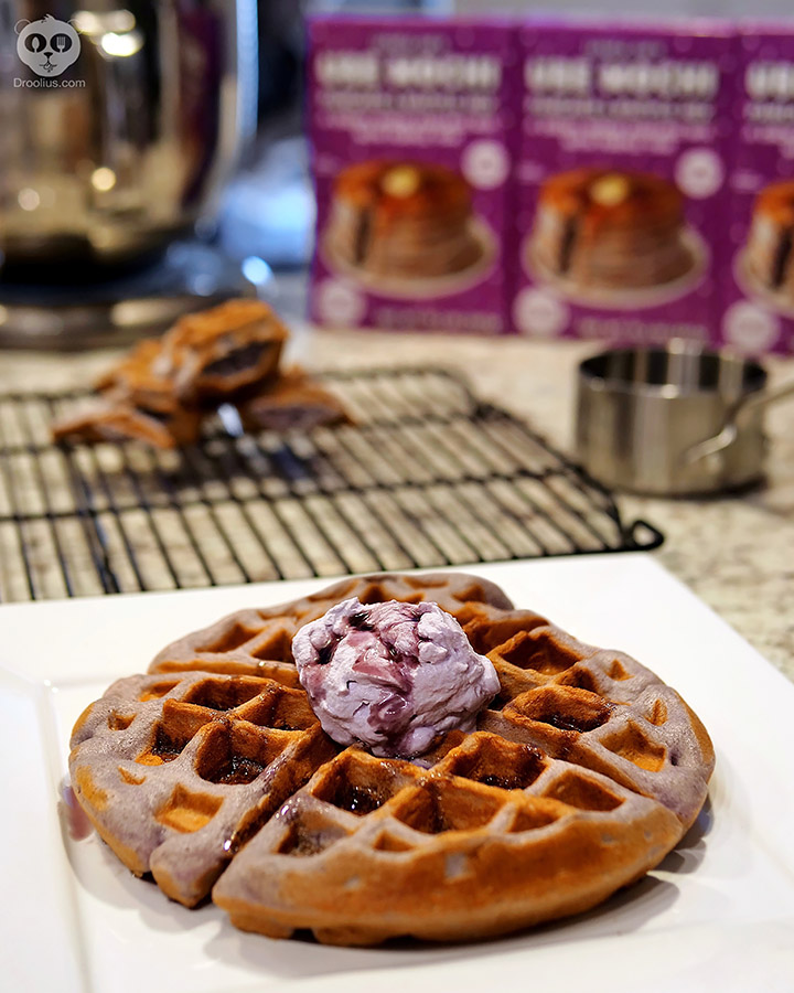 Trader Joe's Ube Mochi Waffle